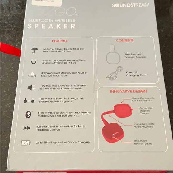 Soundstream bluetooth wireless speaker - Picture 3 of 3